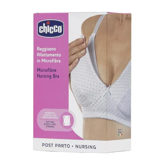 Chicco Reggiseno Allattamento In Microfibra Bianco | Reggiseni Allattamento