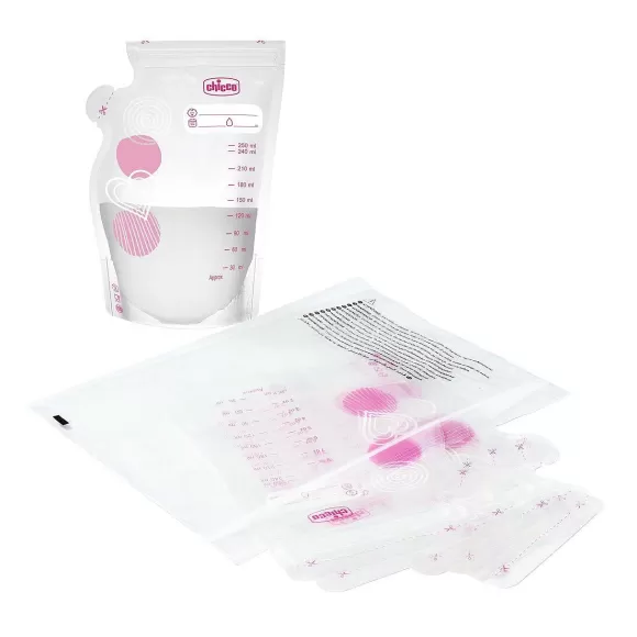 Chicco Sacchetto Per Latte Materno - 30 Pz | Accessori Allattamento