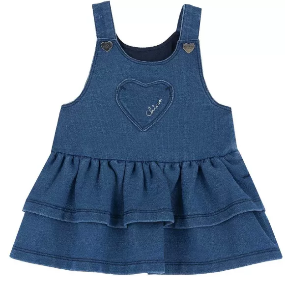 Chicco Salopette Gonna Effetto Denim | Salopette