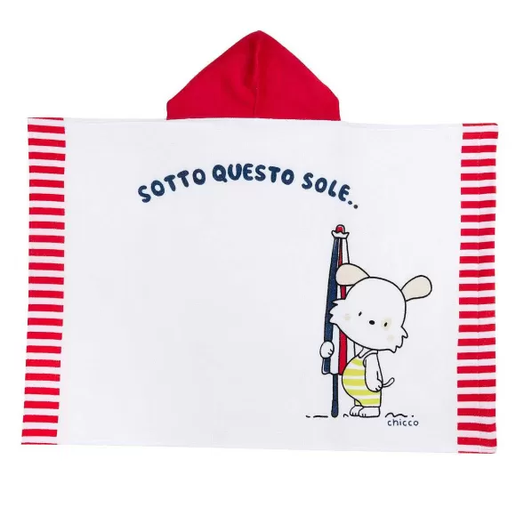 Chicco Telo Mare Spugna Con Cappuccio | Teli Mare