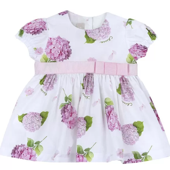 Chicco Vestito Con Stampa Floreale E Fiocco | Vestiti
